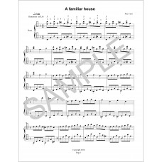 A Familiar House, Sheet music in PDF